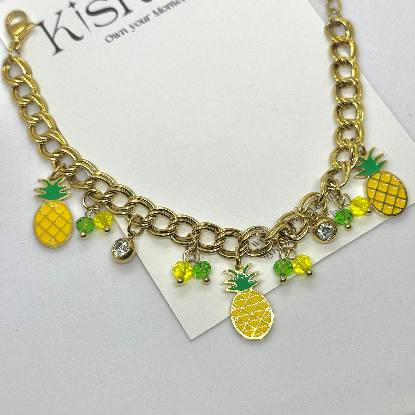 THE PINEAPPLE CHARM BRACELET