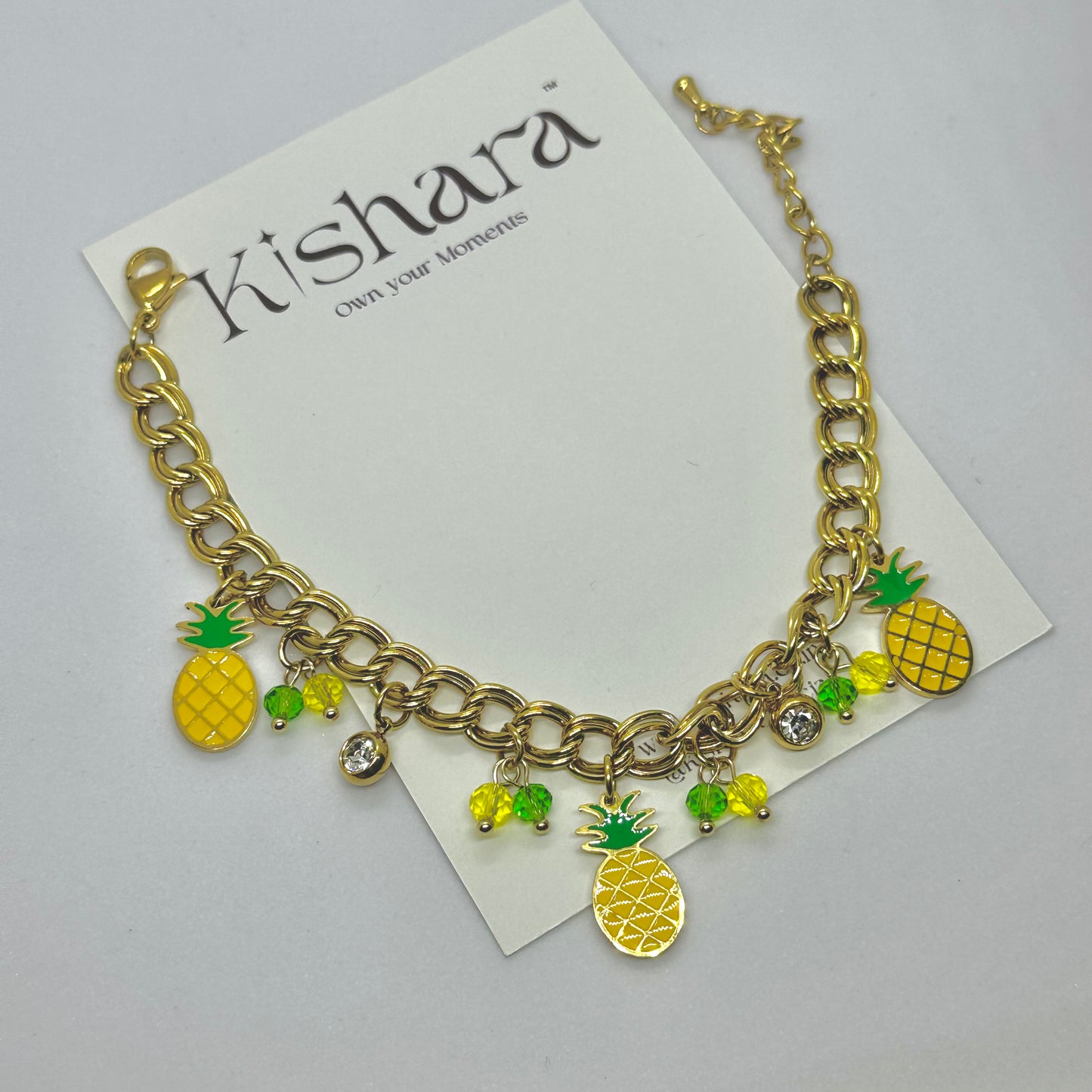 THE PINEAPPLE CHARM BRACELET