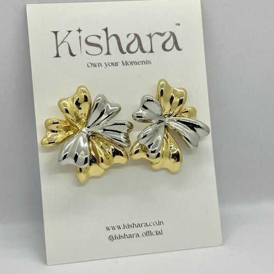 DUO TONE BLOOM STUDS