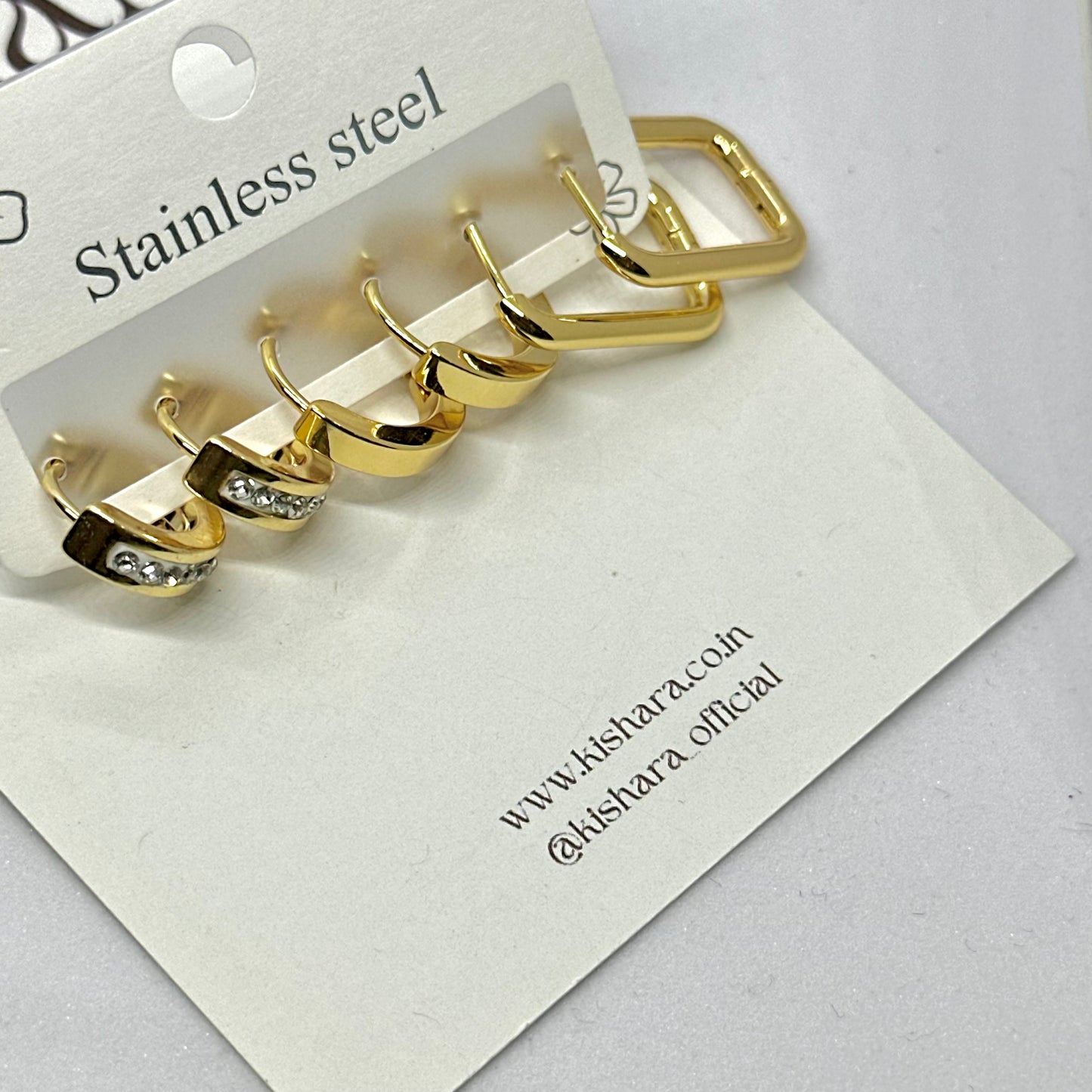 ESSENTIAL HOOP MIX ( SET OF 3 PAIRS )