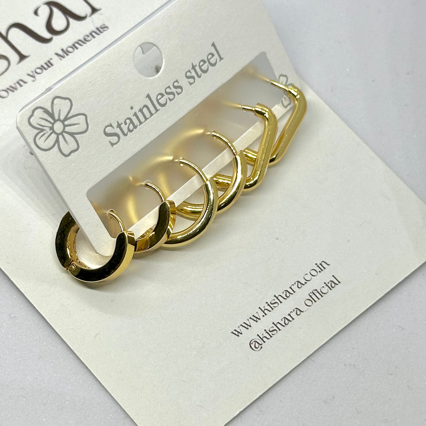 CLASSIC HOOP MIX ( SET OF 3 PAIRS )