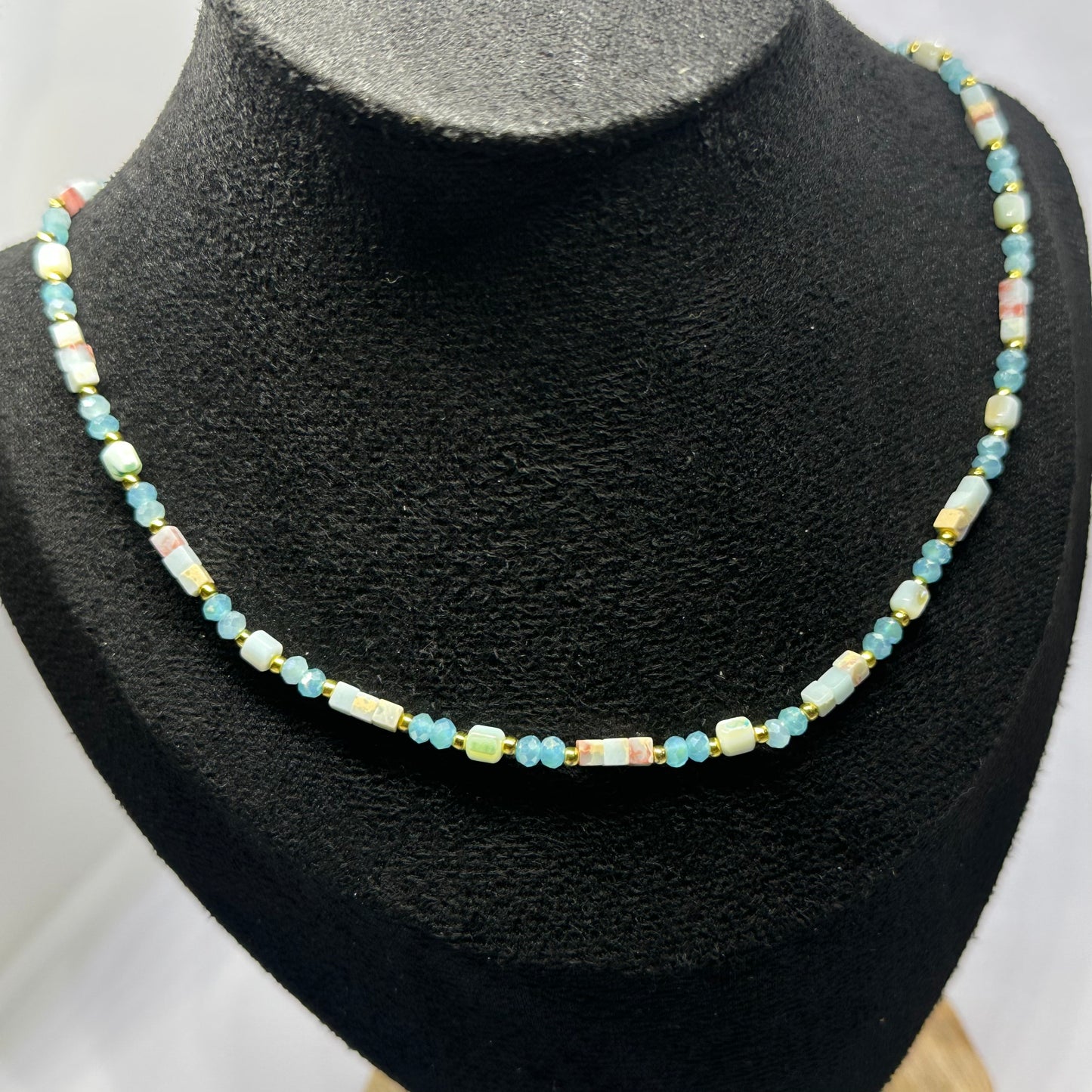 ETHEREAL SKY BEADED NECKLACE