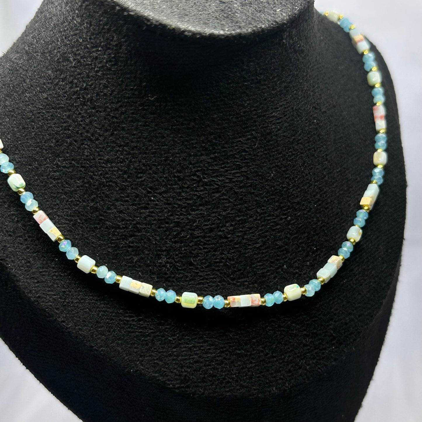 ETHEREAL SKY BEADED NECKLACE