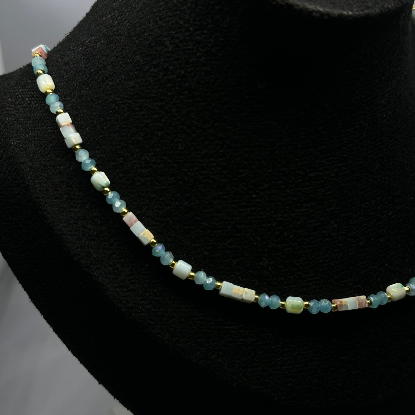 ETHEREAL SKY BEADED NECKLACE