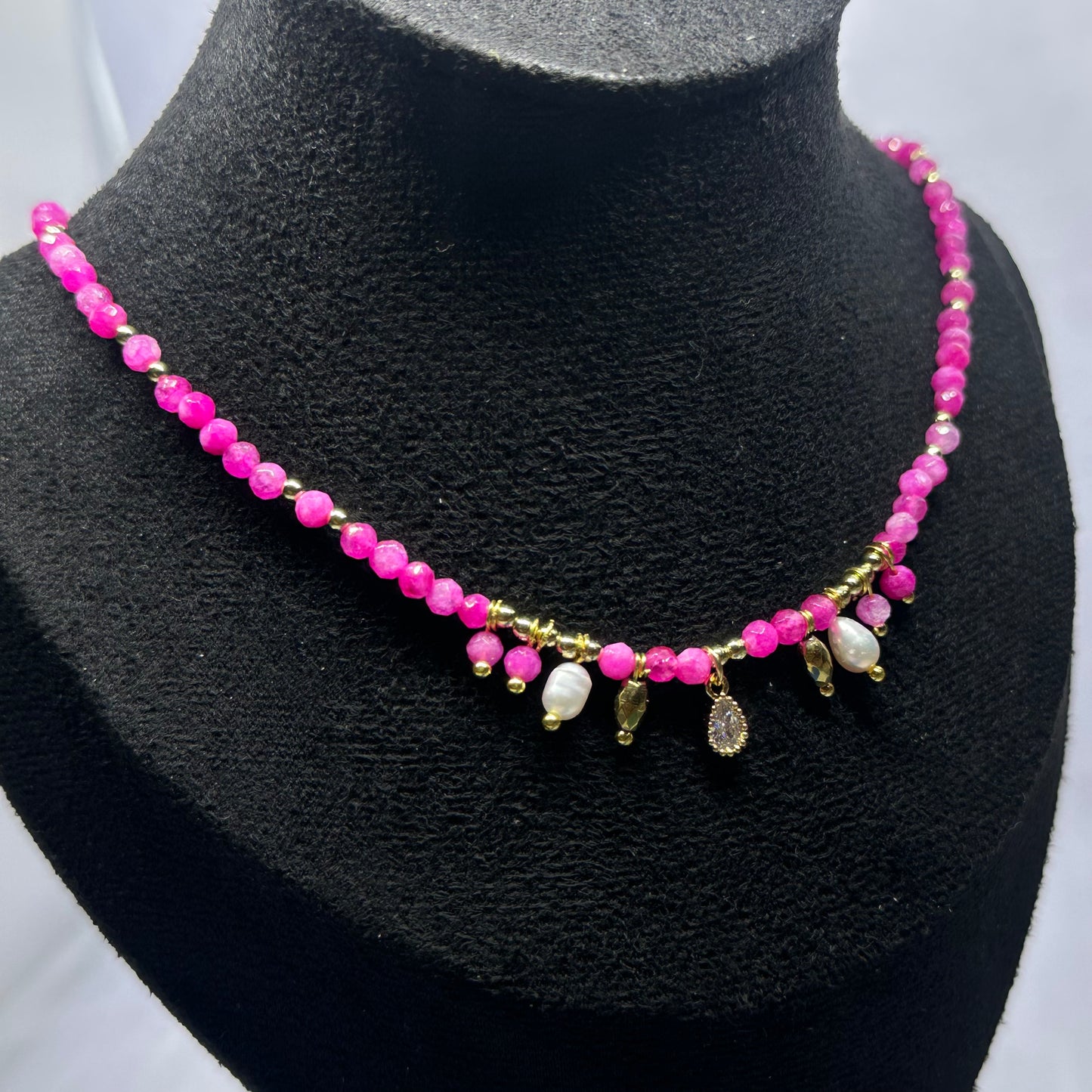 BOHEMIAN BERRY CHARM NECKLACE