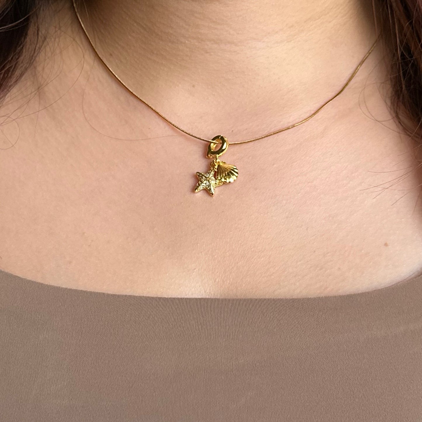 STAR SHELL NECKLACE