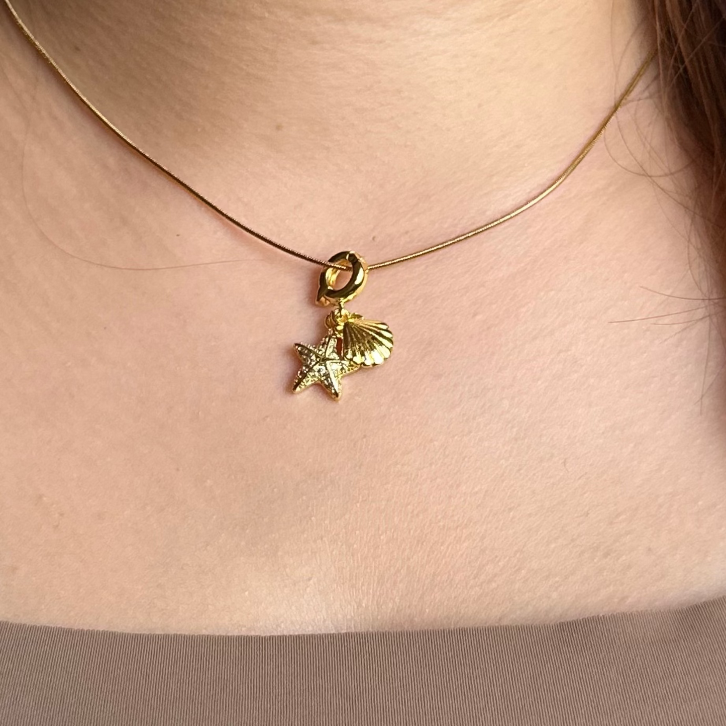 STAR SHELL NECKLACE