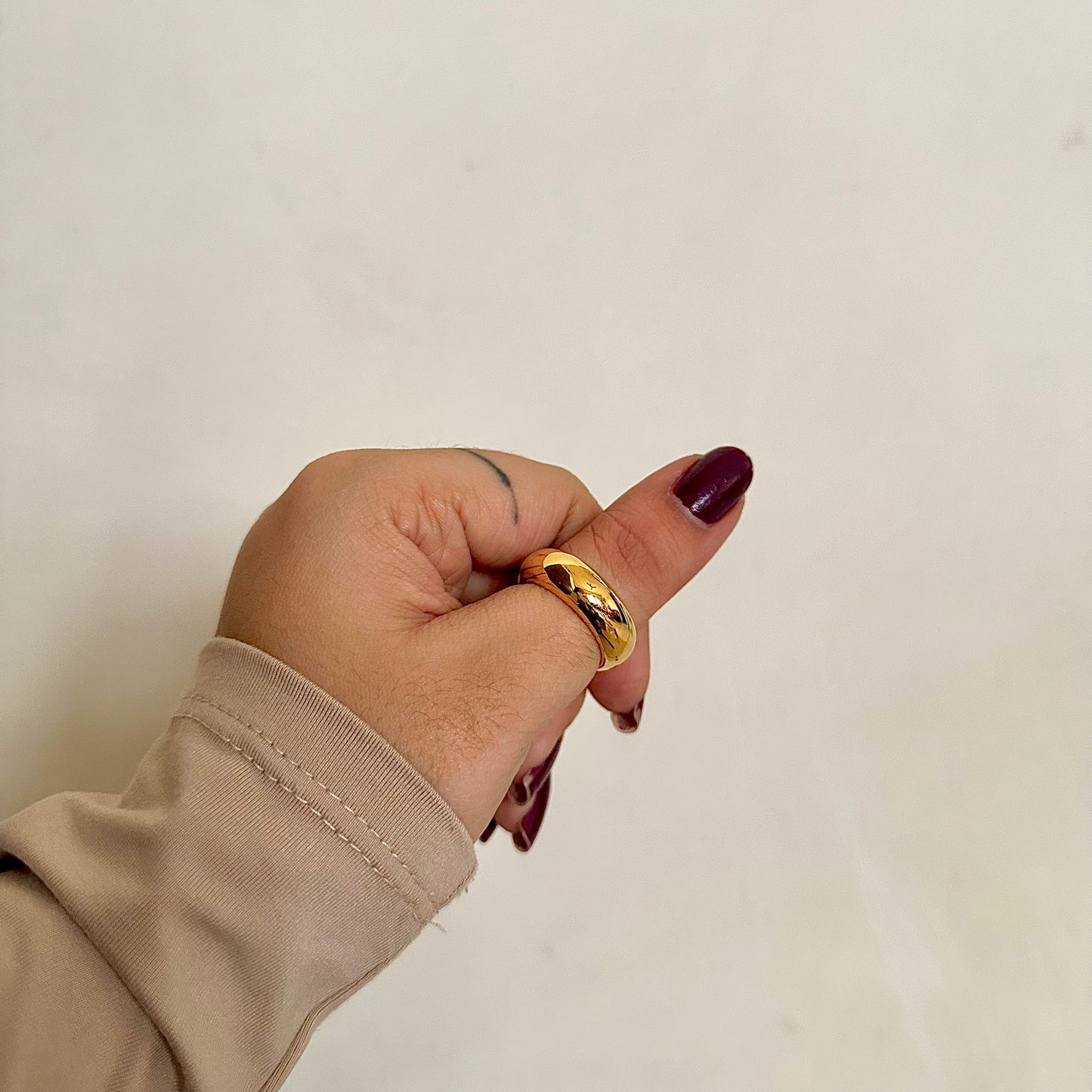 CHUNK GOLD RING | 18K GOLD PLATED