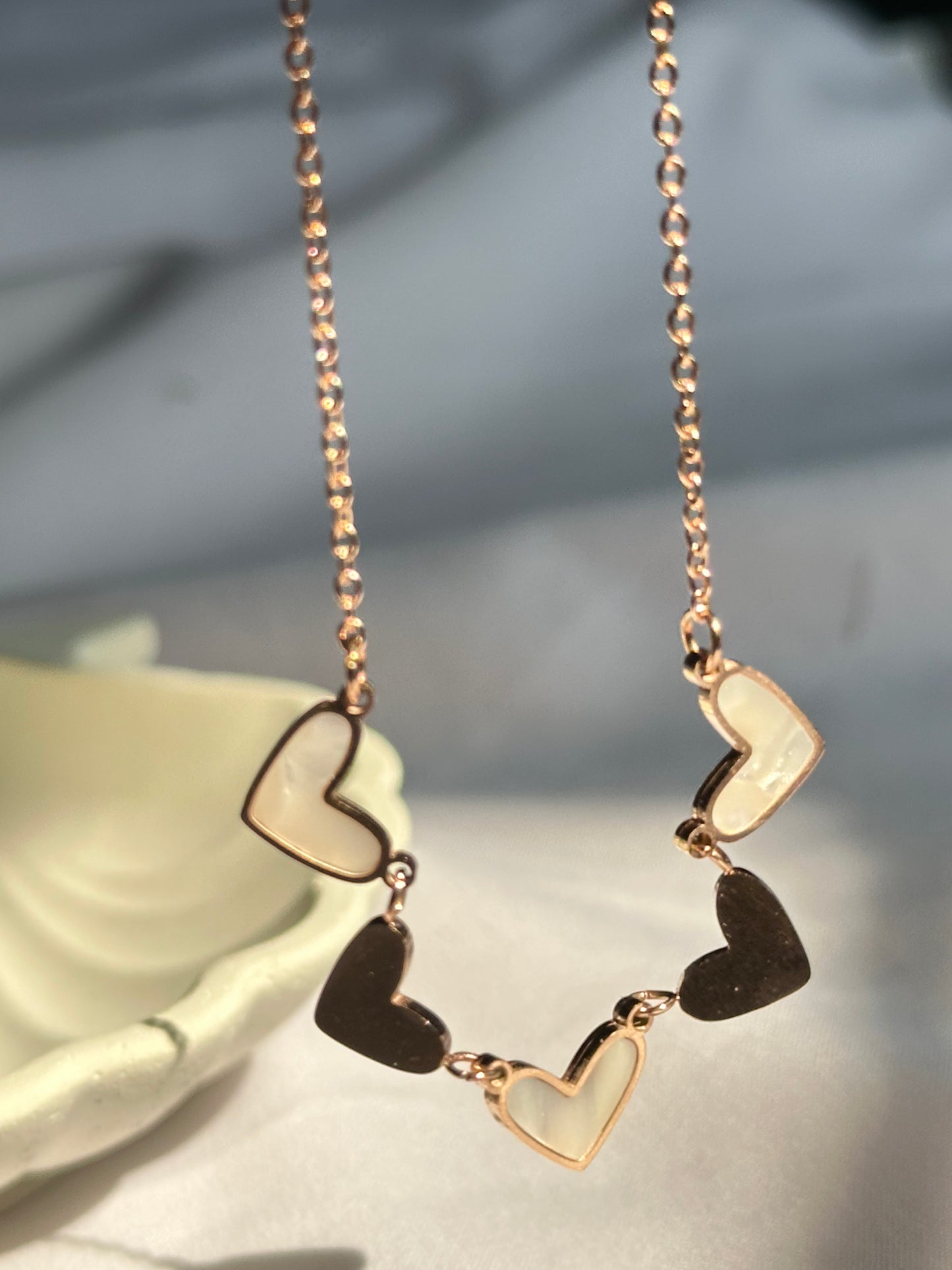 Mini Hearts Necklace