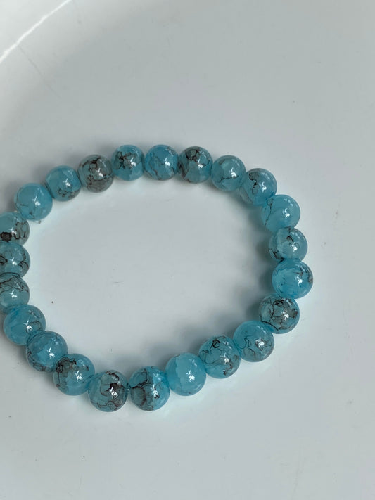 Blue Marble Bracelet