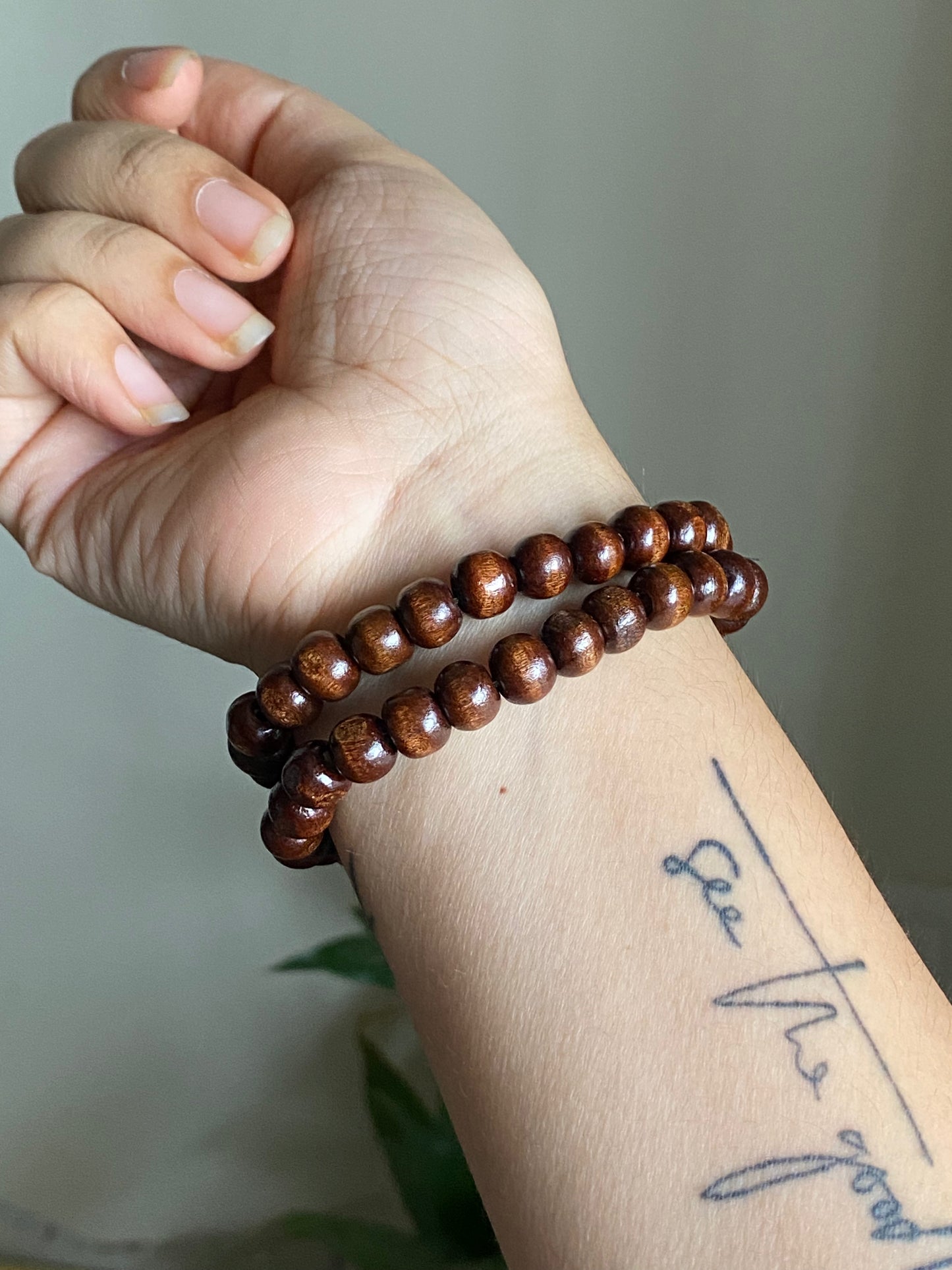 Dark brown bracelets