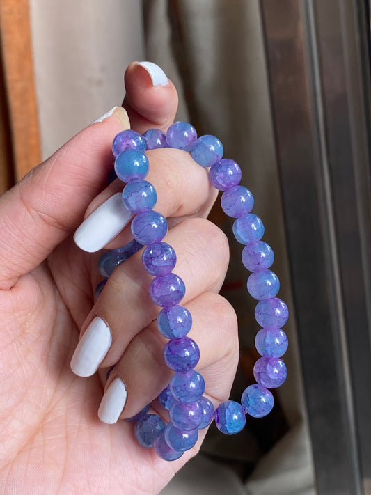Purple Marble Bracelet