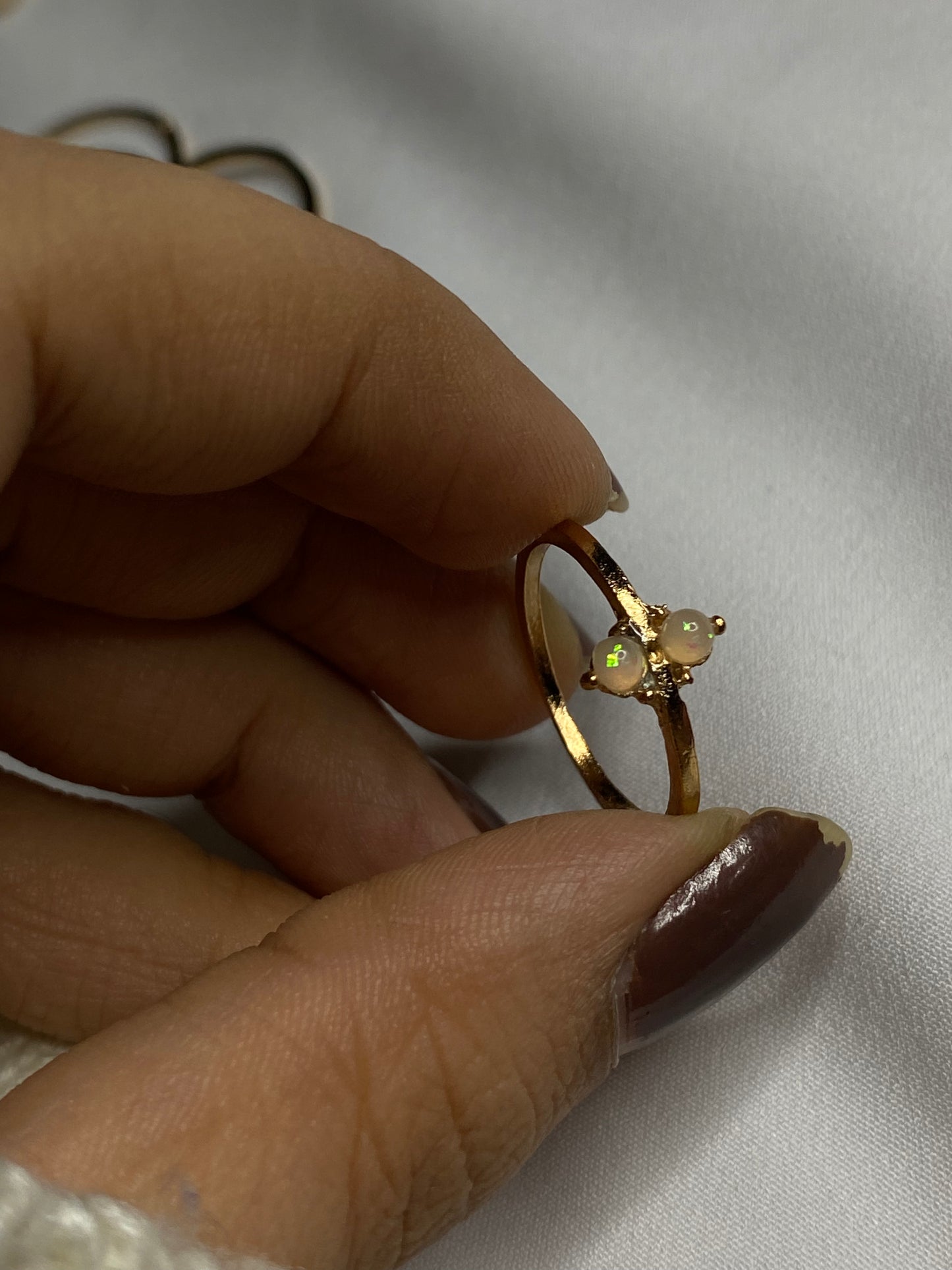 Crystal stone rings ✨